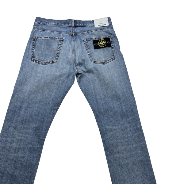 Stone Island 2013 Light Blue Denim Regular Fit Jeans - 32"