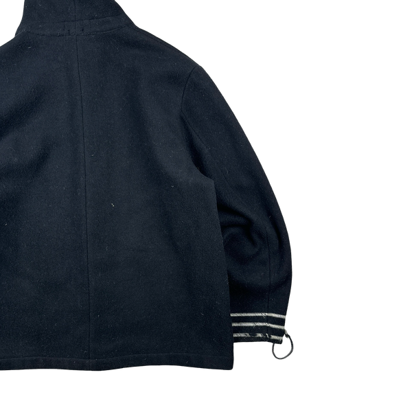 Stone Island 2004 Vintage Heavyweight Lana Wool Zipped Jacket - XL