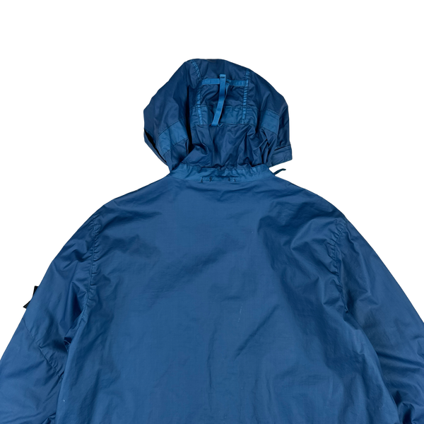 Stone Island Shadow Project Blue Mussola Gommata Parka Cobalt - Large
