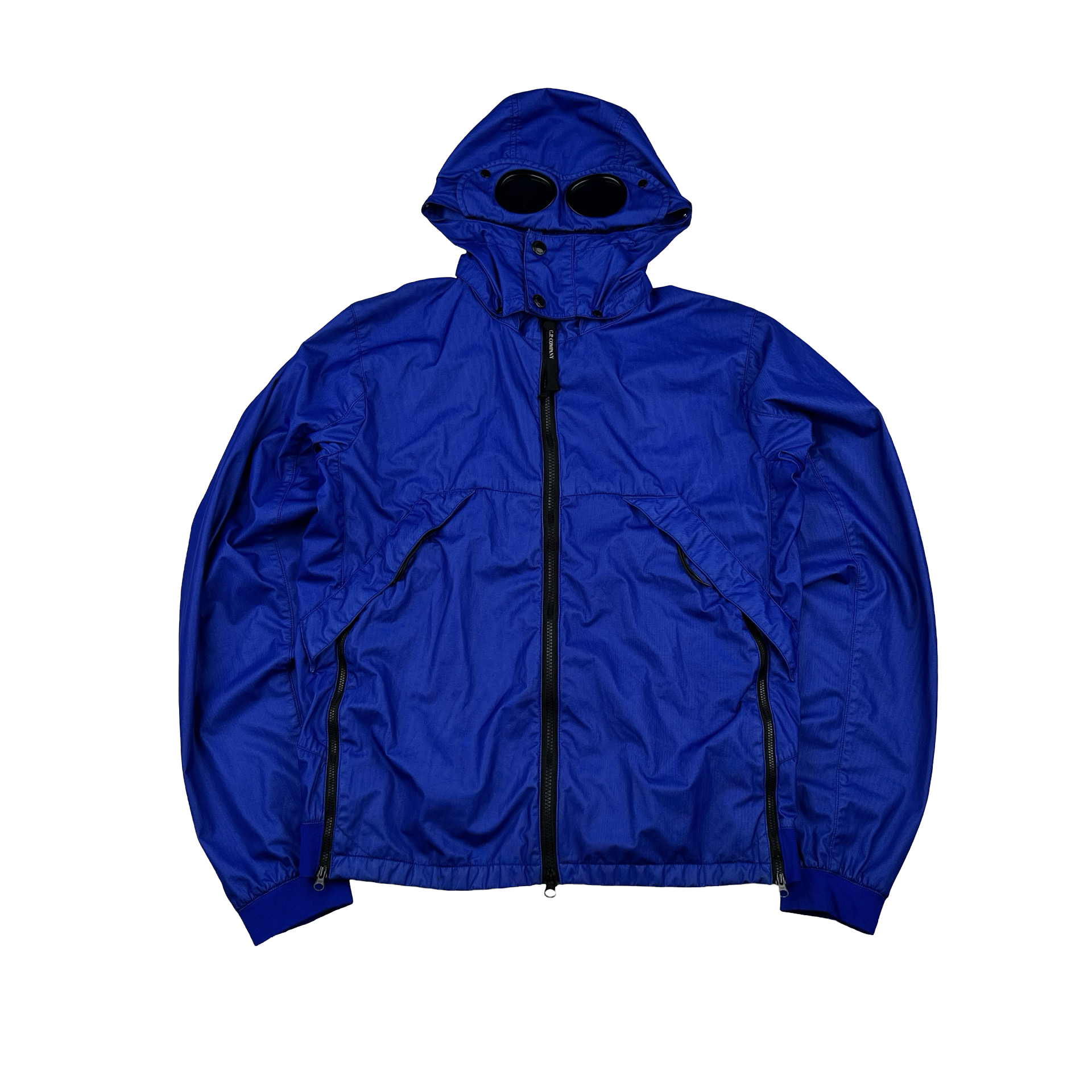 ジャケット・アウター C.P. Company Bi-Mesh Goggle Jacket CP Company Blue Bi Mesh Goggle Jacket - Large – Mat's Island