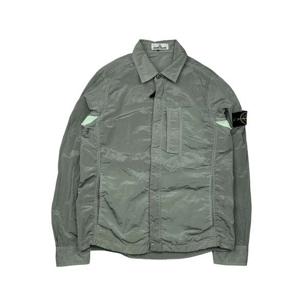 Stone Island 2018 Mint Nylon Metal Overshirt - Medium
