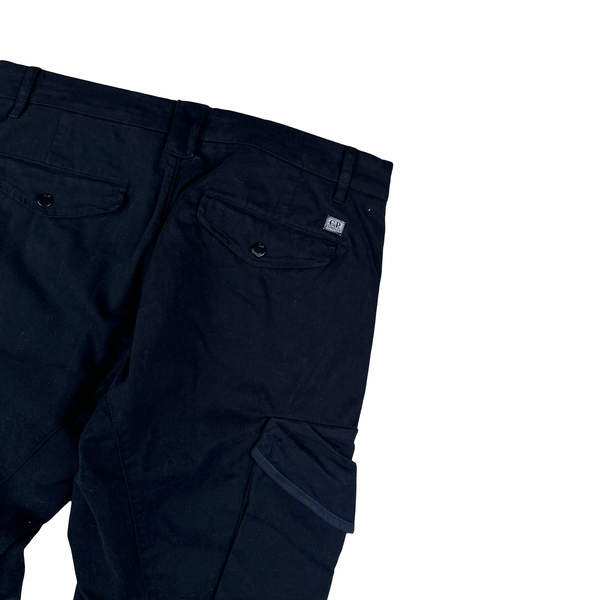 CP Company Navy Ergonomic Fit Cargo Trousers - Medium