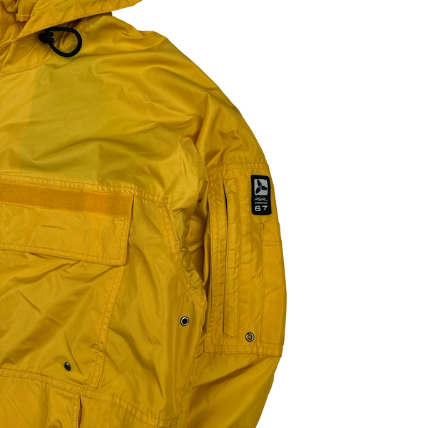 Ralph Lauren Polo Sport Yellow Water Resistant Multi Pocket Hooded Jacket - XL