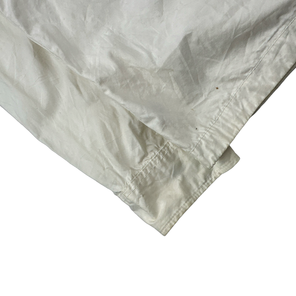 Stone Island 2018 White Cotton Zipped Overshirt - Large