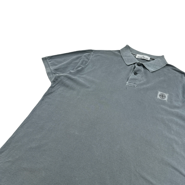 Stone Island 2020 Grey Short Sleeved Polo Top - 3XL