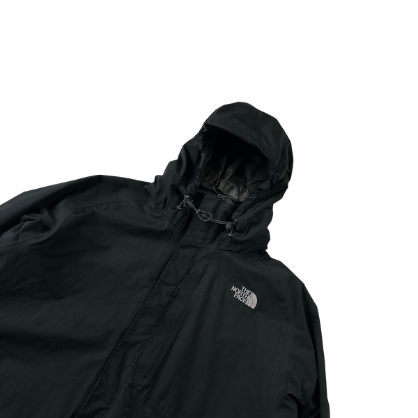North Face Black Gore-Tex HyVent Rain Jacket - XXL