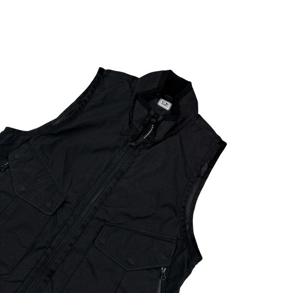 CP Company Black Taylon P Utility Vest - Medium