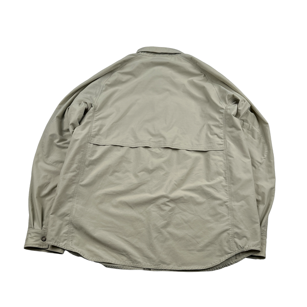 North Face Summit Series Cream Lightweight Soft Shell Overshirt - XL