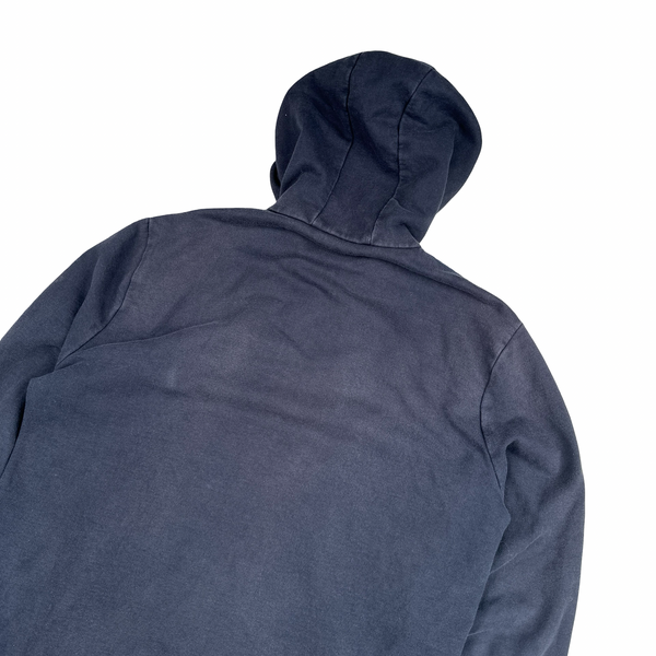 Prada Red Tab Hybrid Navy Quilted Cotton/Nylon Jacket - Large