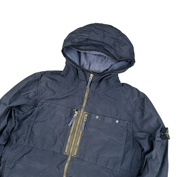 Stone Island Navy Garment Dyed Multi Pocket Jacket - Large – Mat's