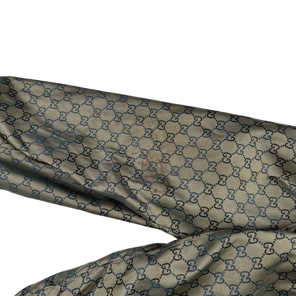 Gucci Monogram Zipped Silk Jersey Lined Jacket - XXL
