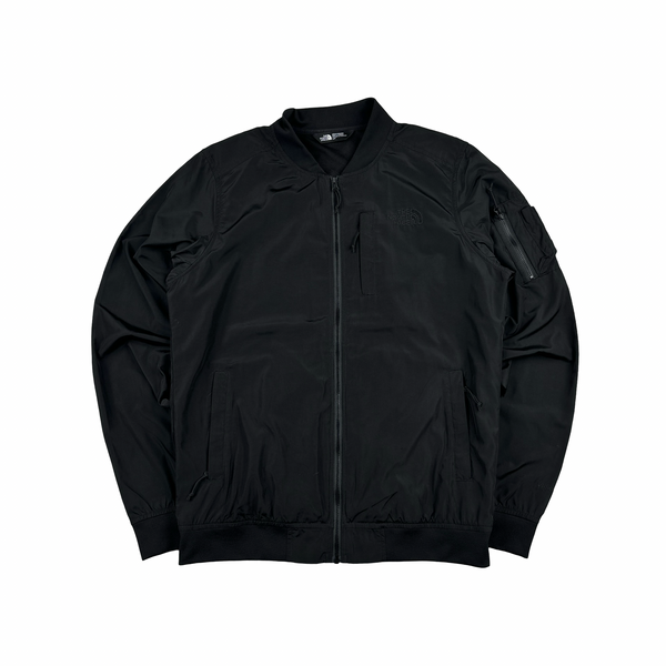 North Face Black Bomber Arm Pocket Lightweight Jacket - Small