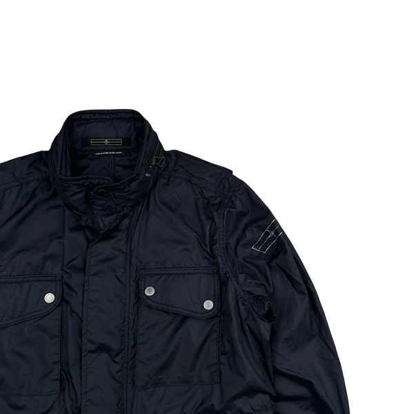 Stone Island 2009 Denims Navy Multipocket Nylon Field Jacket - XL