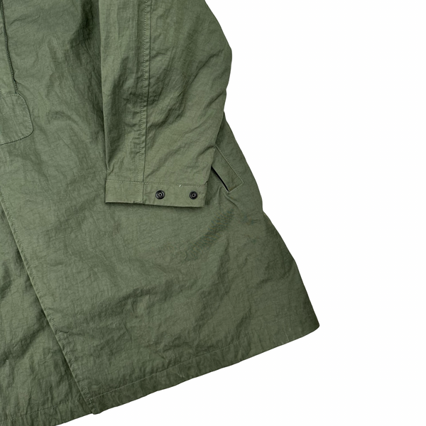 Stone Island Green Tightly Woven Nylon Twill-TC Jacket - Medium