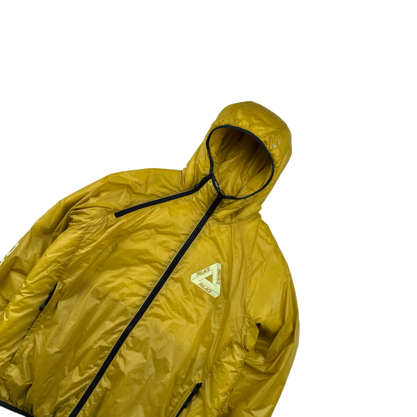Palace Yellow Spellout Pertex Quantum Jacket - Medium