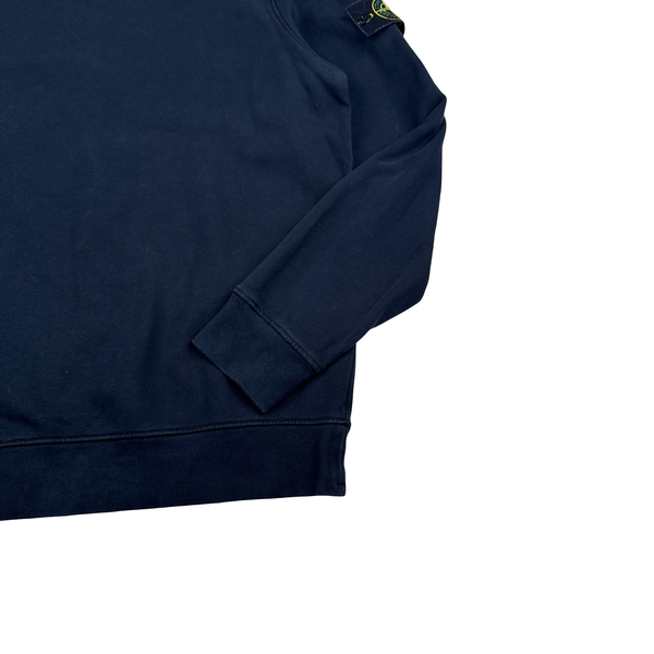 Stone Island 2021 Navy Crewneck Sweatshirt Jumper - XL