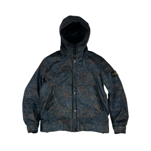 Stone Island Raso Gommato 2013 Camo Print OVD Jacket - Large
