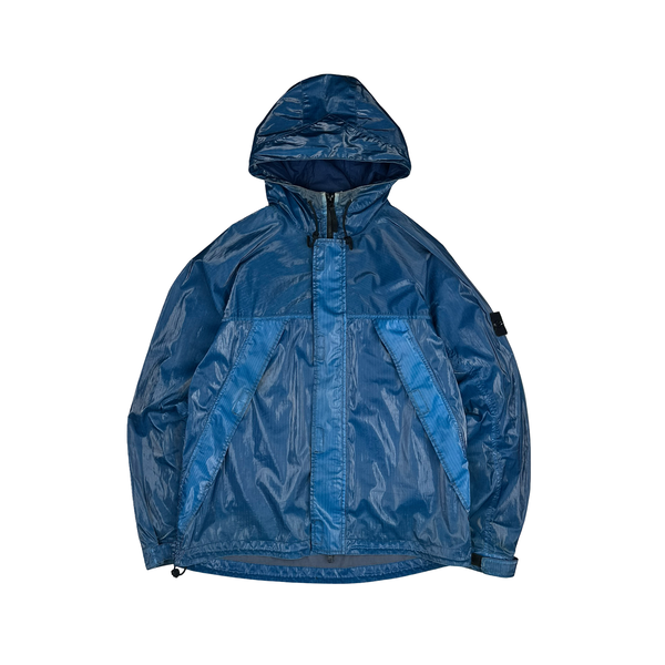 Stone Island 2012 Blue Prismatica Hooded Jacket - XL