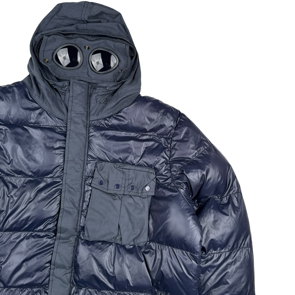 CP Company Navy DD Shell Goggle Jacket - XL