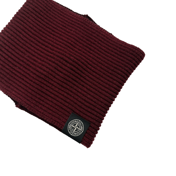 Stone Island 2013 Burgundy Cotton Snood