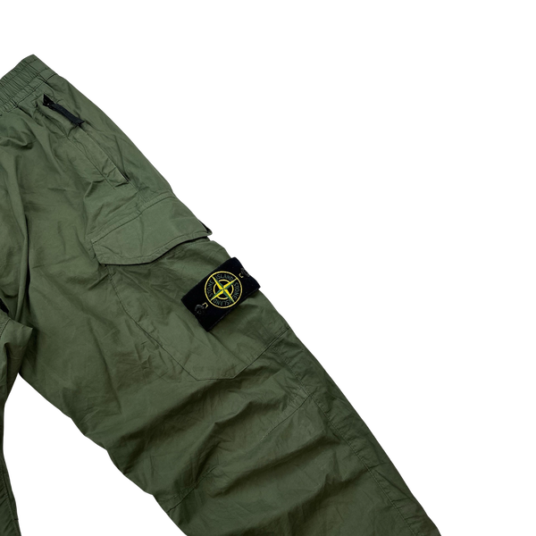 Stone Island 2020 RE T Green Cargo Trousers - 30"