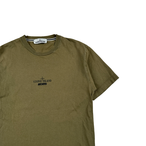 Stone Island 2021 Monobava Archivo Short Sleeve T Shirt - Small