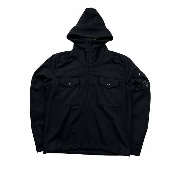 CP Company Wool Hooded Lens Viewer Jacket - Large