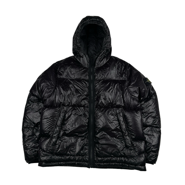 Stone Island 2017 Black Pertex Quantum Y Down Puffer Jacket - XXL