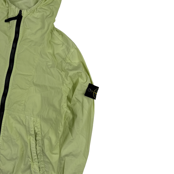 Stone Island 2017 Yellow Tela Paracadute Hooded Jacket - Small