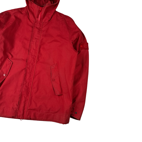 Stone Island 2014 Red 3L Ghost Performance Cotton Jacket - XXL