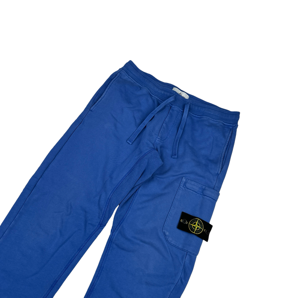 Stone Island 2019 Blue Slim Fit Cotton Joggers - Medium