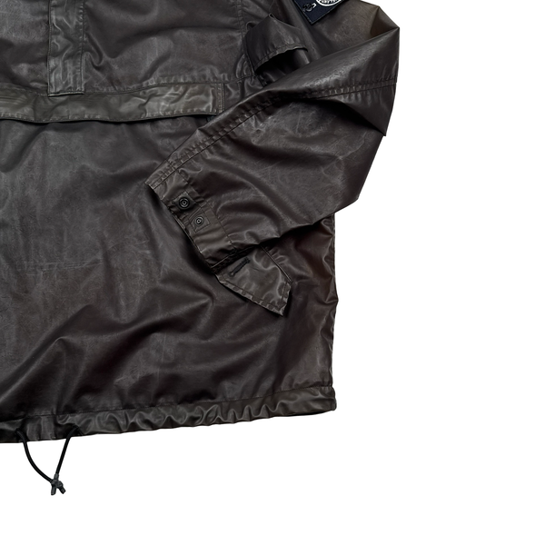 Stone Island Supreme Brown Poly Cover Composite Pullover Jacket - XL