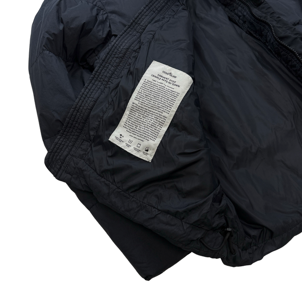 Stone Island 2016 Navy Garment Dyed Crinkle Reps Down Puffer Jacket - 3XL