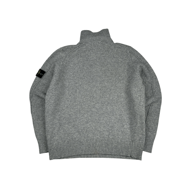 Stone Island 2012 Grey High Neck Pullover Knit - XL