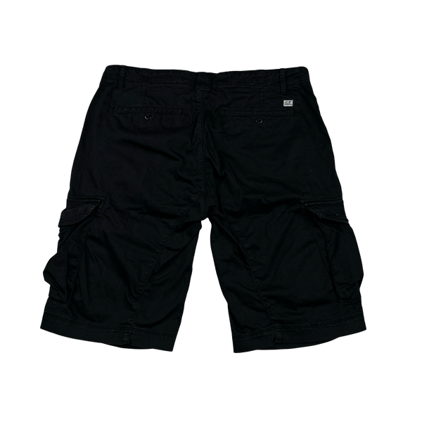 CP Company Black Cargo Shorts - 36"