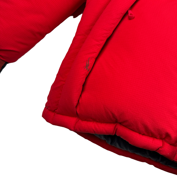 North Face Red Summit Series UIAA Hyvent Alpha Down Hooded Puffer Jacket - Medium