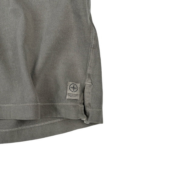 Stone Island 2024 Closed Loop Project Centre Spellout Cotton T-Shirt - 3XL