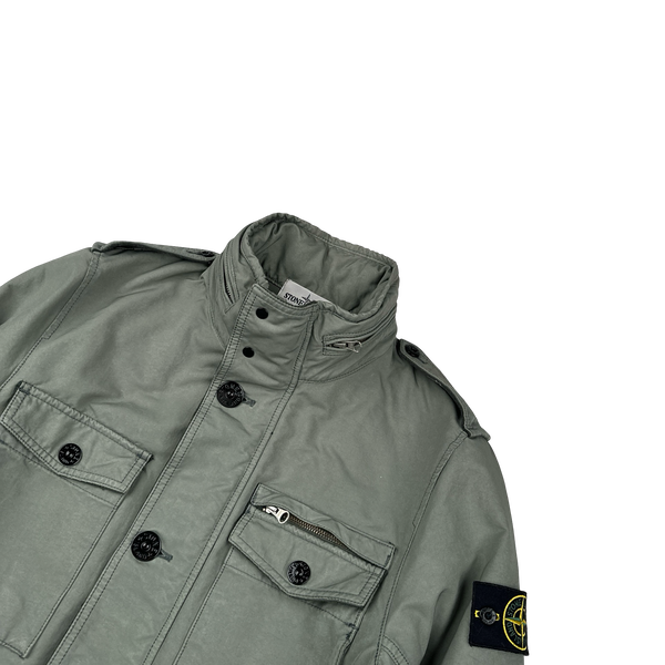 Stone Island 2014 Grey David TC Quilted Jacket - Medium