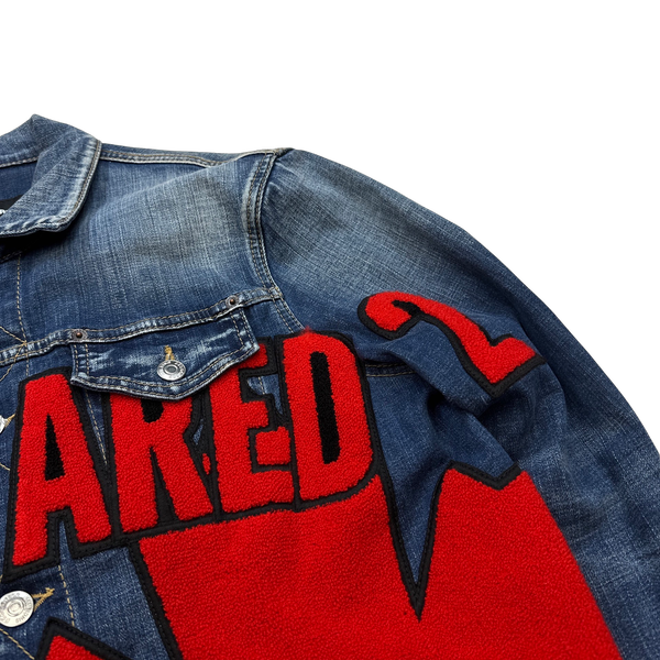Dsquared2 Canada Patched Denim Jacket - 48"
