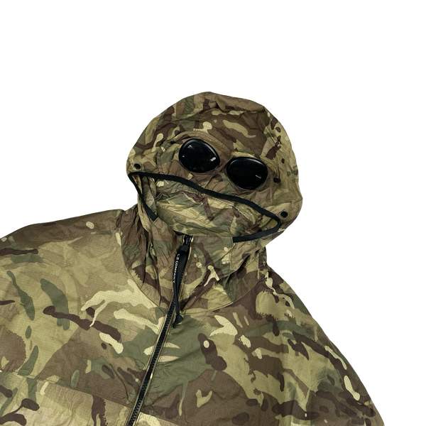 CP Company Re Print Camo Goggle Hooded Jacket - XL