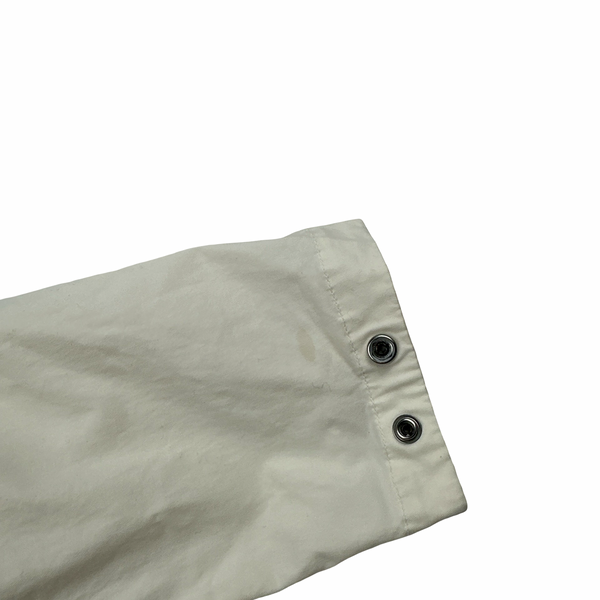 Stone Island 2020 White Thick Cotton Ghost Piece Overshirt - Large