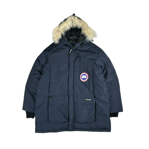 Canada Goose Navy Multi Pocket Premium Down Parka Jacket - XXL