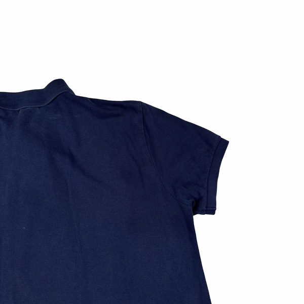 Ralph Lauren Navy Light Cotton Polo Shirt - Medium