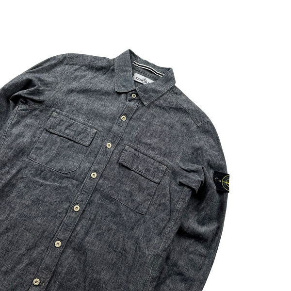 Stone Island 2013 Lino Flax Shirt - Small