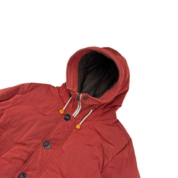 CP Company 2010 Red Chrome Down Filled Puffer Jacket - XL