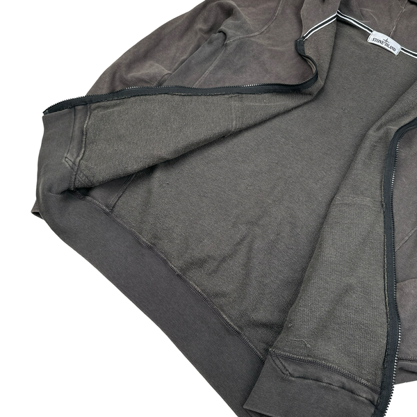 Stone Island 2014 Brown Zipped Hoodie - XL