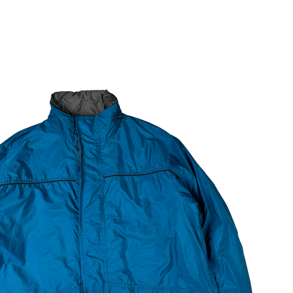 Prada Blue Nylon Red Tab Windbreaker Jacket - XL