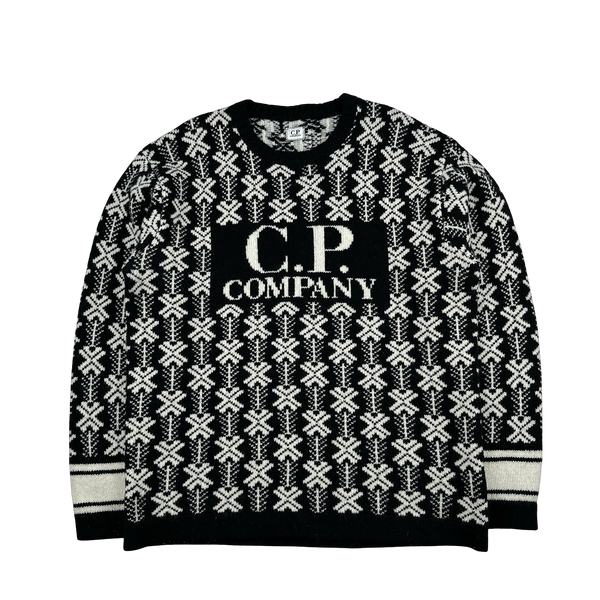 CP Company Vintage Style Patterned Knit - XXL