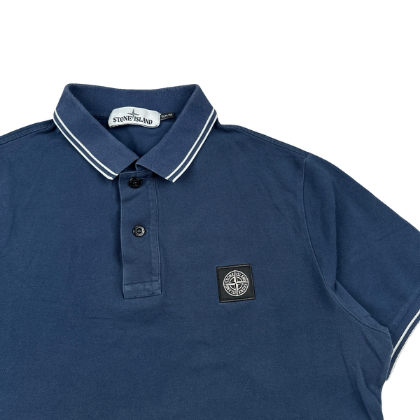 Stone Island 2013 Blue Polo Shirt - Large