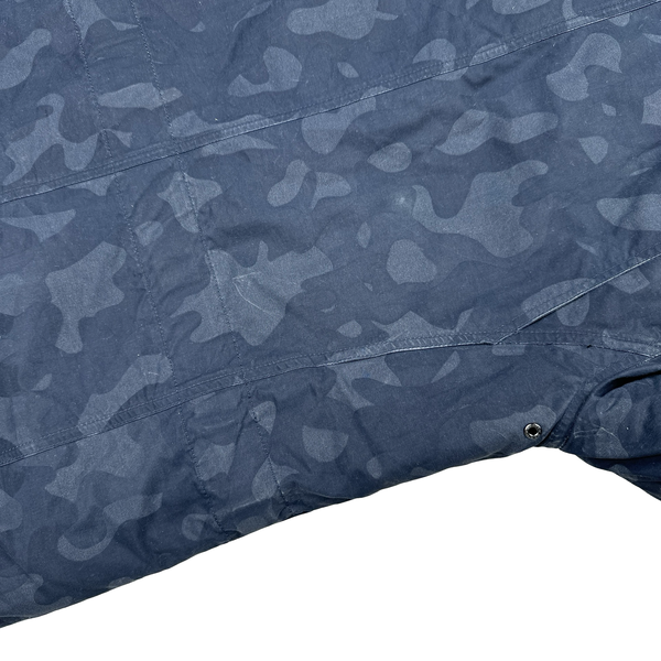 Ma Strum Navy Camo Multi Pocket Lined Jacket - Medium